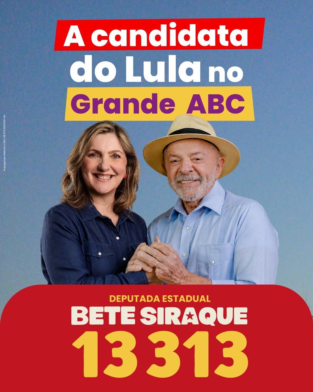 Bete Siraque e Lula - A candidata do Lula no Grande ABC